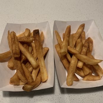 Habit Burger & Grill - Our burnt and horrible tasting fries. It took every ounce of me not to take these back. - Burgers Near Me - Downey, California