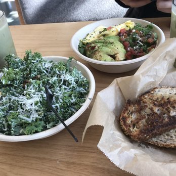 Coffee Commissary - Kale Caesar and burrito bowl - Coffee & Tea Near Me - Glendale, California