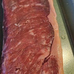 Ryan's Meat Market - The dark edges near the fat cap smelled SOOOO BAD