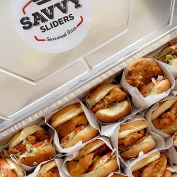 Savvy Sliders - a tray full of sandwiches - Breakfast & Brunch Near Me - Columbus, Ohio