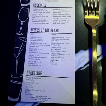 Native Harlem - Drink menu - African Near Me - New York, New York Native Harlem - Drink menu - African Near Me - New York, New York