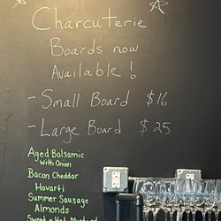 Cork & Vine OP - Food menu