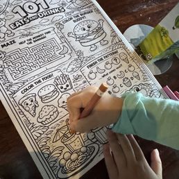 Kids menu