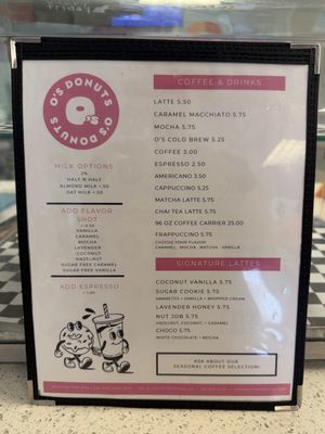 Menu photo 1 O's Donuts Norfolk, VA Menu photo 1 O's Donuts Norfolk, VA