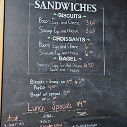 The Wicked Bean - Hot foods menu