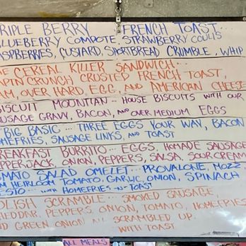 Golden Harvest - First menu board - Breakfast & Brunch Near Me - Lansing, Michigan