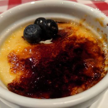 Florentia - Creme Brulee for dessert. - Italian Near Me - Toronto, Ontario