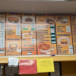 Paco’s Tacos - Menu