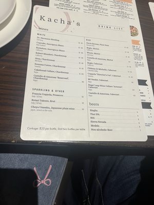 Menu photo 4 Kacha Thai Bistro Walnut Creek, CA