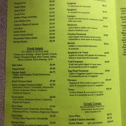 Menu page 1 Menu page 1
