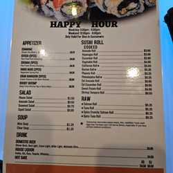 Fish and Knife - Happy hour menu