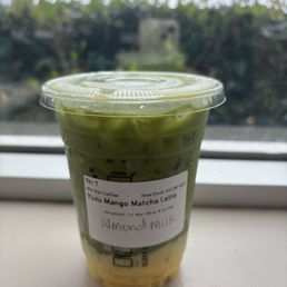 Yuzu Mango Matcha Latte
