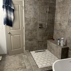 Dylan Haggard Tile - Master bathroom remodel.