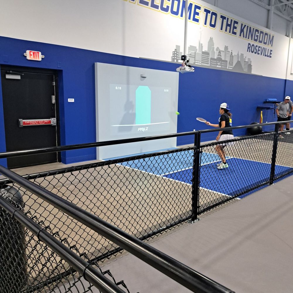 Pickleball Kingdom - Practice wall with PIQLZ software and app - Pickleball Near Me - Roseville, California Pickleball Kingdom - Practice wall with PIQLZ software and app - Pickleball Near Me - Roseville, California