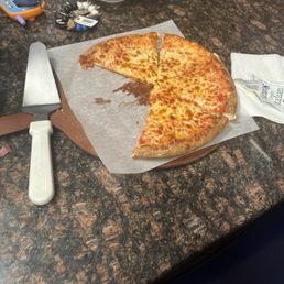 This pizza is good !