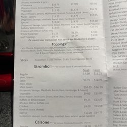 Pizza City - Menu June 2022