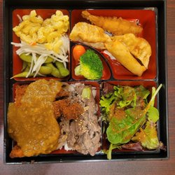 Mr Rice - BENTO combo- beef and curry katsu