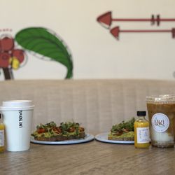 Uki Bowlz - Avocado  toast Signature coffees and Immunity shot!