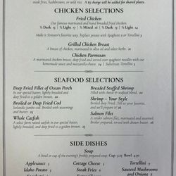 The Pines Supper Club - Menu 4/1/26