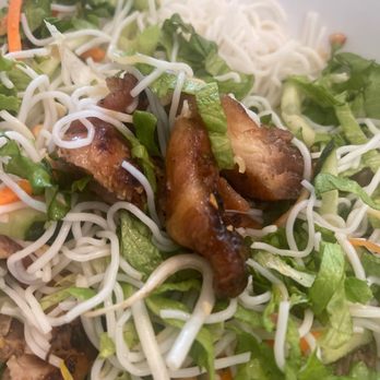 Banh Mi and Rolls Factory - Vermicelli grilled chicken salad mixed up - Vietnamese Near Me - Martinez, California