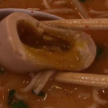 R101 Ramen - Deliciously gooey egg in my ramen cooked PERFECTLY. - Ramen Near Me - Glendale, California R101 Ramen - Deliciously gooey egg in my ramen cooked PERFECTLY. - Ramen Near Me - Glendale, California