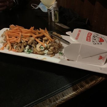 Tabernash Tavern - Kung pao calamari and pear martini - New American Near Me - Tabernash, Colorado