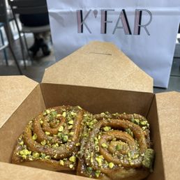 Pistachio sticky buns!