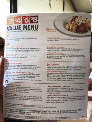 Menu photo 2 Denny's Newcastle, CA