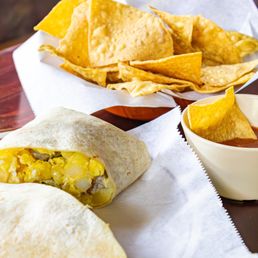 Machaca Breakfast Burrito