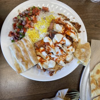 Rumi's Oasis - The Plate w/Chicken Doner kabob IG:@mosaicmotivs - Bakeries Near Me - Elk Grove, California Rumi's Oasis - The Plate w/Chicken Doner kabob IG:@mosaicmotivs - Bakeries Near Me - Elk Grove, California