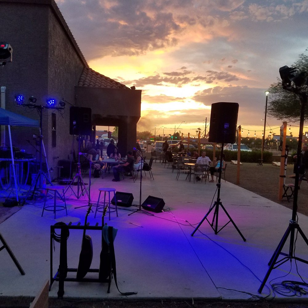 The Yard Cigar Bar - Great sunset just before one of the great acoustic music nights at the yard started - Bars Near Me - Chandler, Arizona The Yard Cigar Bar - Great sunset just before one of the great acoustic music nights at the yard started - Bars Near Me - Chandler, Arizona