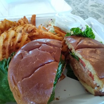 The Seafood Shop - Salmon Burger - Seafood Markets Near Me - Wainscott, New York The Seafood Shop - Salmon Burger - Seafood Markets Near Me - Wainscott, New York