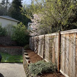Retaining wall the he refused to pressure wash! Retaining wall the he refused to pressure wash!