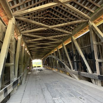 Oakalla Covered Bridge - See the arch? - Landmarks & Historical Buildings Near Me - Greencastle, Indiana Oakalla Covered Bridge - See the arch? - Landmarks & Historical Buildings Near Me - Greencastle, Indiana
