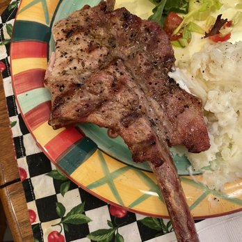 Butcher Boy Meat Market - My grilled tomahawk pork chop. - Butcher Near Me - Reno, Nevada Butcher Boy Meat Market - My grilled tomahawk pork chop. - Butcher Near Me - Reno, Nevada