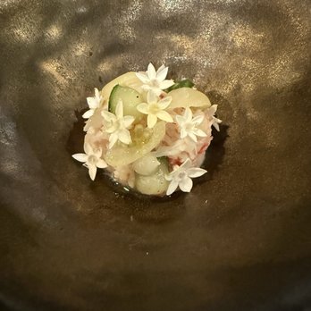 Ebbe - Crab des neiges with green gooseberries - Scandinavian Near Me - Tampa, Florida Ebbe - Crab des neiges with green gooseberries - Scandinavian Near Me - Tampa, Florida