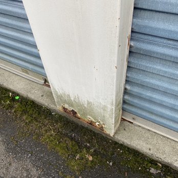 Columbia Self Storage - Rust out steel that holds the doors in place - Self Storage Near Me - Bordentown, New Jersey Columbia Self Storage - Rust out steel that holds the doors in place - Self Storage Near Me - Bordentown, New Jersey