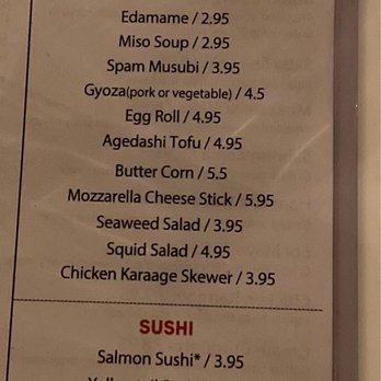 Zu Izakaya - The happy hour menu. Looks like the happy hour starts again at 9pm - Asian Fusion Near Me - Tempe, Arizona Zu Izakaya - The happy hour menu. Looks like the happy hour starts again at 9pm - Asian Fusion Near Me - Tempe, Arizona