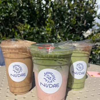 NUDAE Coffee - perfect company, strawberry matcha, perfect company (matcha) - Coffee & Tea Near Me - Costa Mesa, California NUDAE Coffee - perfect company, strawberry matcha, perfect company (matcha) - Coffee & Tea Near Me - Costa Mesa, California