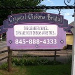 Crystal Visions Bridal - Store Hours: M-W-TH-F 12pm - 6pm; Sat. & Sun. 10am - 4pm Closed Tuesdays Appointments Recommended