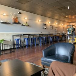 Bear Necessities Coffee & Bar - A variety of seating