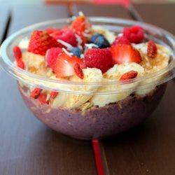 Frazzberry Frozen Yogurt - Now serving ACAI bowls. Healthly snack or for lunch.. Delicious