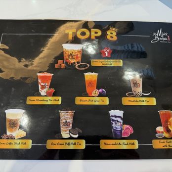 Miss Boba - Top 8 menu - Bubble Tea Near Me - Renton, Washington Miss Boba - Top 8 menu - Bubble Tea Near Me - Renton, Washington