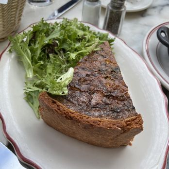 Le Diplomate - Quiche Florentine: large slice of quiche that balanced the egg, cheeses, and spinach - Brasseries Near Me - Washington, DC, District of Columbia Le Diplomate - Quiche Florentine: large slice of quiche that balanced the egg, cheeses, and spinach - Brasseries Near Me - Washington, DC, District of Columbia