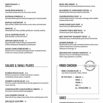 The Monroe - Food menu - New American Near Me - Orlando, Florida The Monroe - Food menu - New American Near Me - Orlando, Florida