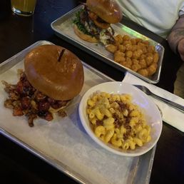 Kitchen Sink Burger, McBelly Bomb, Twisted Mac Kitchen Sink Burger, McBelly Bomb, Twisted Mac