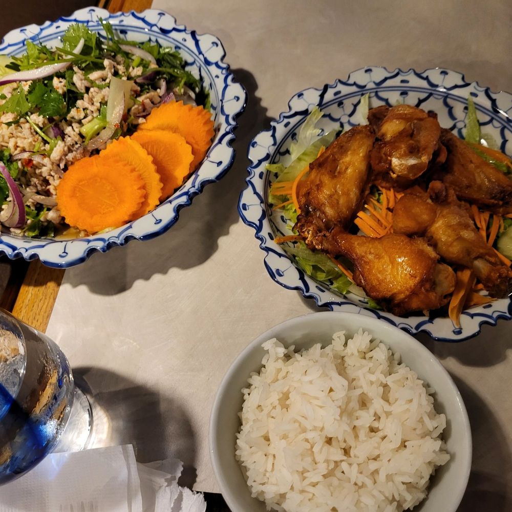 Thai Monkey - Chicken laab and chicken wings - Thai Near Me - Roanoke, Texas