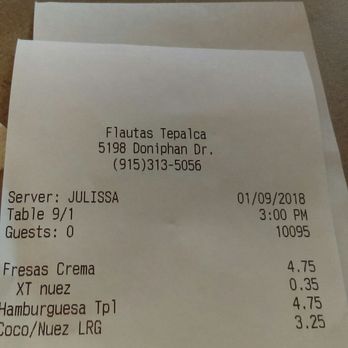 Flautas Y Paleteria Tepalca - Mexican Near Me - El Paso, Texas