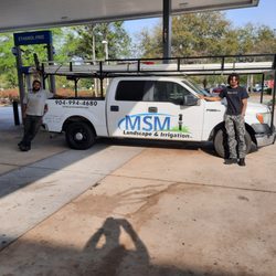 MSM Landscape and Irrigation - We come to job stocked up and ready to work.