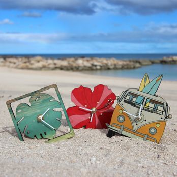 CocoNene - Kahala - Cut-out clocks. Made in Hawaii. - Home Decor Near Me - Honolulu, Hawaii CocoNene - Kahala - Cut-out clocks. Made in Hawaii. - Home Decor Near Me - Honolulu, Hawaii